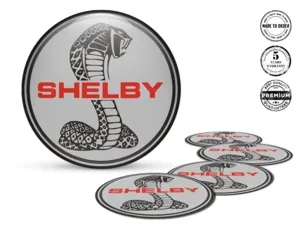 Shelby Pegatinas de Epoxi Bombadas Emblemas de Autos de Lujo